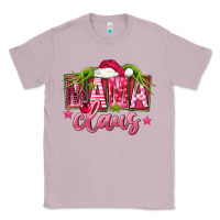 Lilac Pink Christmas Mama Claus Classic Tee - FaDigitalArtStudio