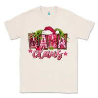 Natural Pink Christmas Mama Claus Classic Tee - FaDigitalArtStudio