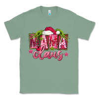 Sage Pink Christmas Mama Claus Classic Tee - FaDigitalArtStudio
