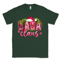 Sports Green Pink Christmas Mama Claus Classic Tee - FaDigitalArtStudio