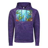 Cloud Purple lobster background Vintage Hoodie - BarkalooDesign