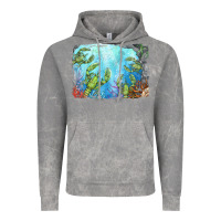 Cloud Rock lobster background Vintage Hoodie - BarkalooDesign