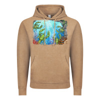 Vintage Coffee lobster background Vintage Hoodie - BarkalooDesign