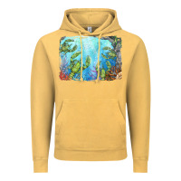 Vintage Mustard lobster background Vintage Hoodie - BarkalooDesign
