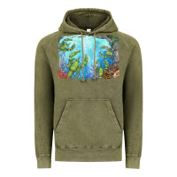 Vintage Olive lobster background Vintage Hoodie - BarkalooDesign