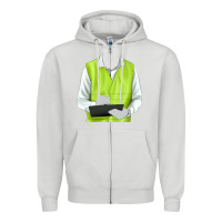 Dove Grey border collie engineer Zipper Hoodie - RanaPortraitStore