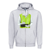 Heather Grey border collie engineer Zipper Hoodie - RanaPortraitStore