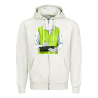 Oatmeal Heather border collie engineer Zipper Hoodie - RanaPortraitStore