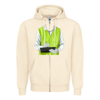 Sandshell border collie engineer Zipper Hoodie - RanaPortraitStore