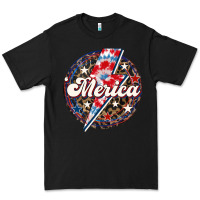 Black Western Merica Patriotic 4th of July Premium Tee - LillyAllenDesigns