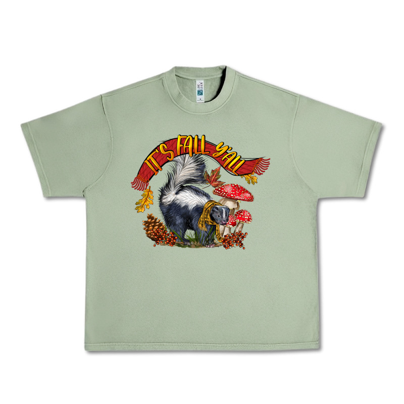 It's Fall Y'all Skunk Urban Heavy Tee by LillyAllenDesigns | Teevron