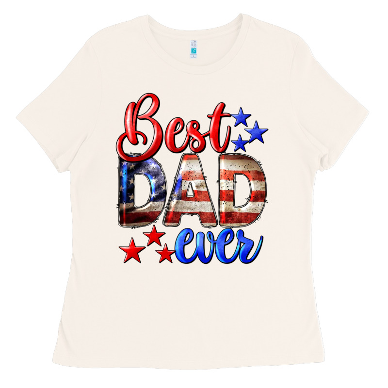 Best Dad Ever Ladies Tee by LillyAllenDesigns | Teevron