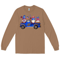 Toasted Coconut american flag gnomes truck Long Sleeve Tee - Artiststas