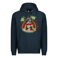 Navy ladybuy gnomies rainbow Premium Hoodie - BarkalooDesign