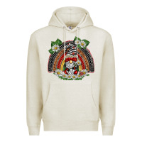 Oatmeal Heather ladybuy gnomies rainbow Premium Hoodie - BarkalooDesign