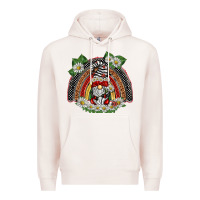 Pale Pink ladybuy gnomies rainbow Premium Hoodie - BarkalooDesign