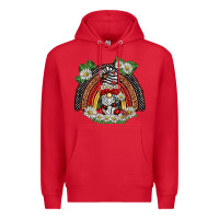 Red ladybuy gnomies rainbow Premium Hoodie - BarkalooDesign