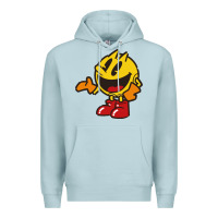 Blue Mist pacman Premium Hoodie - DesigneFamous
