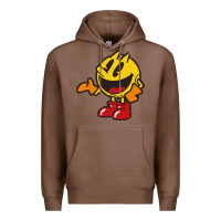 Chestnut pacman Premium Hoodie - DesigneFamous