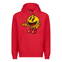 Red pacman Premium Hoodie - DesigneFamous