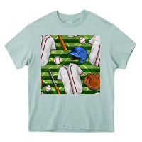 Arona baseball uniform and field seamless pattern Heavy Core Tee - BundleAndBundleShop