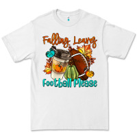 White Falling Leaves Football Please Premium Tee - LillyAllenDesigns