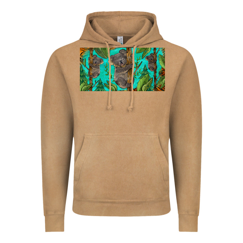 Koala License Plate Vintage Hoodie by BarkalooDesign | Teevron