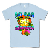 Dusty Blue Hot mom summer Mother's Day Classic Tee - FaDigitalArtStudio