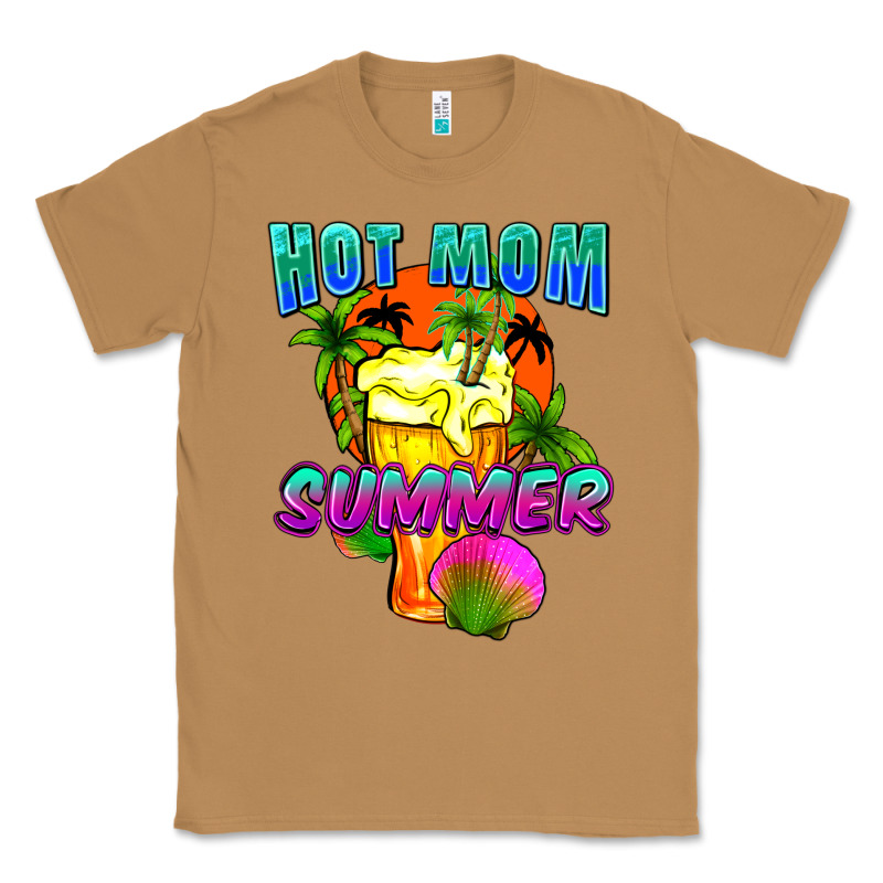 Hot Mom Summer Mother's Day Classic Tee by FaDigitalArtStudio | Teevron
