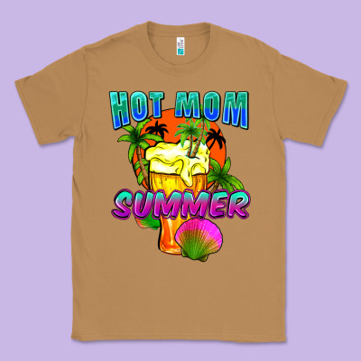 Hot Mom Summer Mother's Day Classic Tee Designed By Fadigitalartstudio