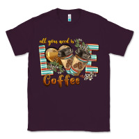 Plum all you need is love coffee Classic Tee - BarkalooDesign