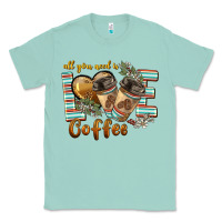 Seafoam all you need is love coffee Classic Tee - BarkalooDesign