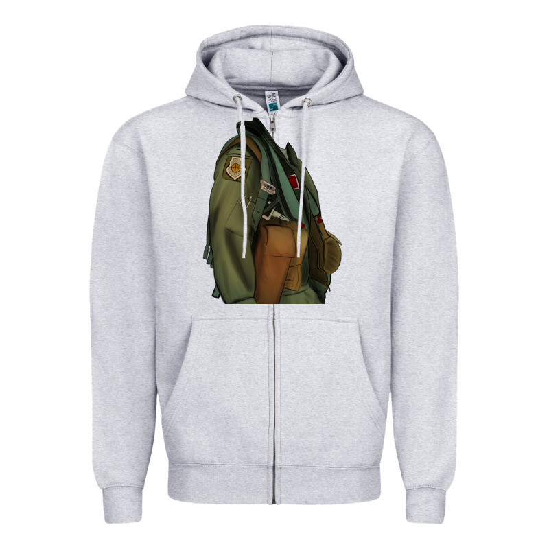 English Pointer Airforce Zipper Hoodie by RanaPortraitStore | Teevron