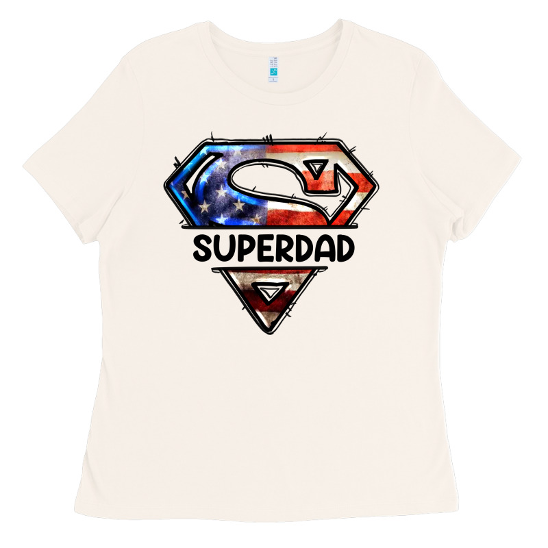 American Superdad Ladies Tee by LillyAllenDesigns | Teevron
