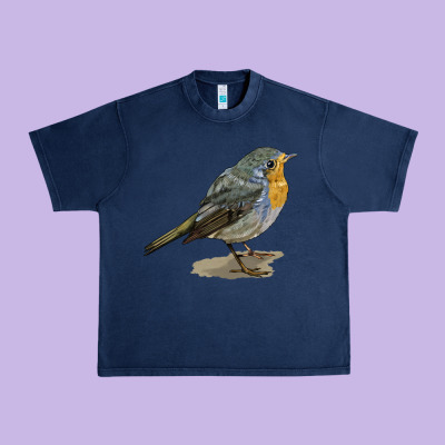 Yellow Breast Urban Heavy Tee Designed By Lillyallendesigns