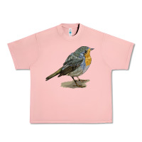 Salmon yellow breast Urban Heavy Tee - LillyAllenDesigns