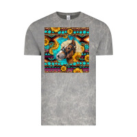 Cloud Rock Haflinger Horse Aztec Vintage Tee - LillyAllenDesigns
