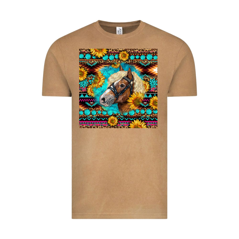 Haflinger Horse Aztec Vintage Tee by LillyAllenDesigns | Teevron