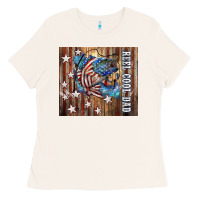 Bone Western Reel Cool Dad American Ladies Tee - LillyAllenDesigns