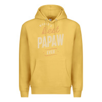 Antique Gold Mens Best Papaw Ever Funny Dad / Grandpa Premium Hoodie - DesigneFamous