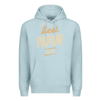 Blue Mist Mens Best Papaw Ever Funny Dad / Grandpa Premium Hoodie - DesigneFamous