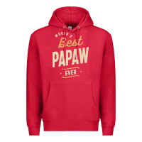 Cardinal Mens Best Papaw Ever Funny Dad / Grandpa Premium Hoodie - DesigneFamous