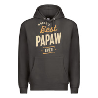 Smoke Mens Best Papaw Ever Funny Dad / Grandpa Premium Hoodie - DesigneFamous