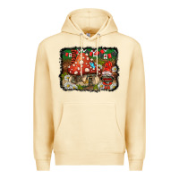 Pina Colada welcome ladybug gnome background Premium Hoodie - BarkalooDesign