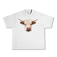 Lunar Rock hereford cow head Urban Heavy Tee - RanaPortraitStore