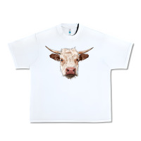 White hereford cow head Urban Heavy Tee - RanaPortraitStore