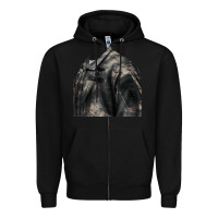 Black english pointer us army Zipper Hoodie - RanaPortraitStore
