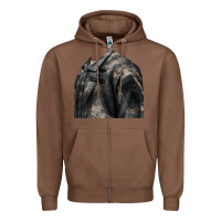 Chestnut english pointer us army Zipper Hoodie - RanaPortraitStore