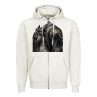Oatmeal Heather english pointer us army Zipper Hoodie - RanaPortraitStore
