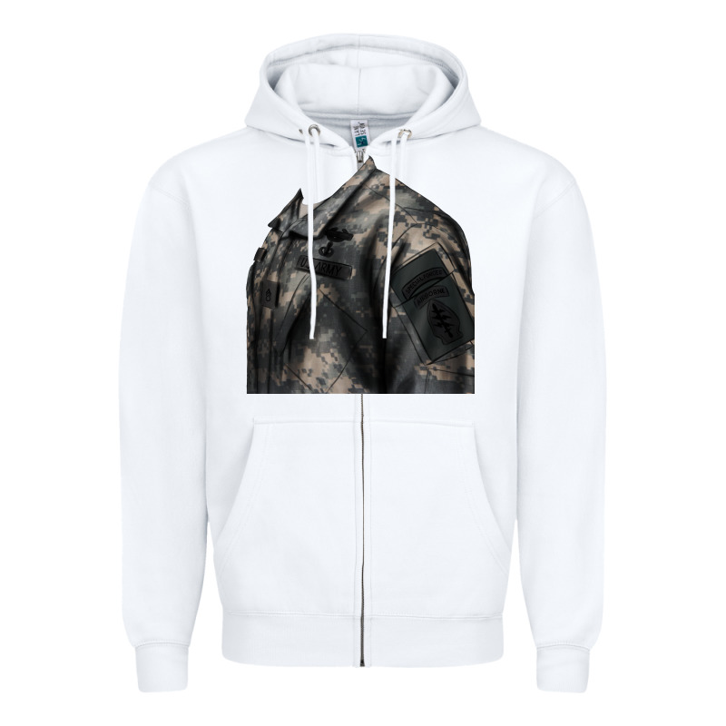 English Pointer Us Army Zipper Hoodie by RanaPortraitStore | Teevron